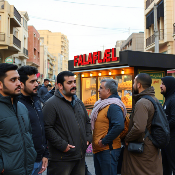 Falafel stand in Ahvaz