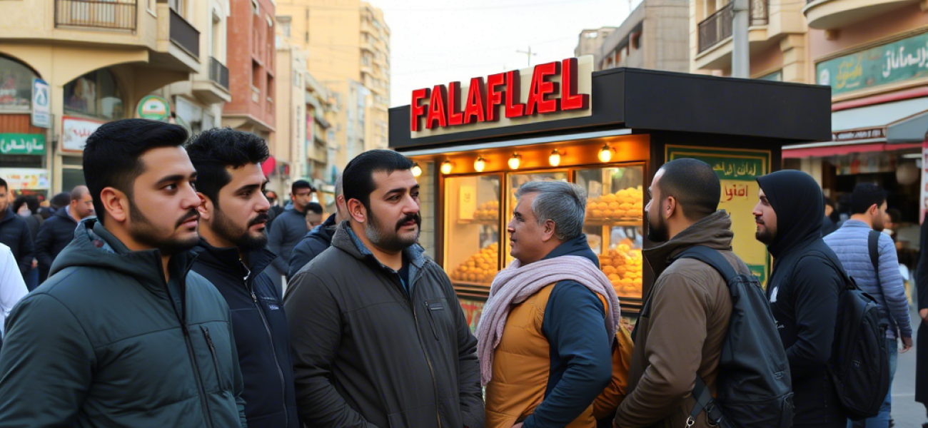 Falafel stand in Ahvaz