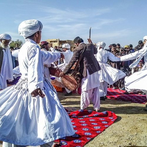 Traditional dance of Baloch tribes
